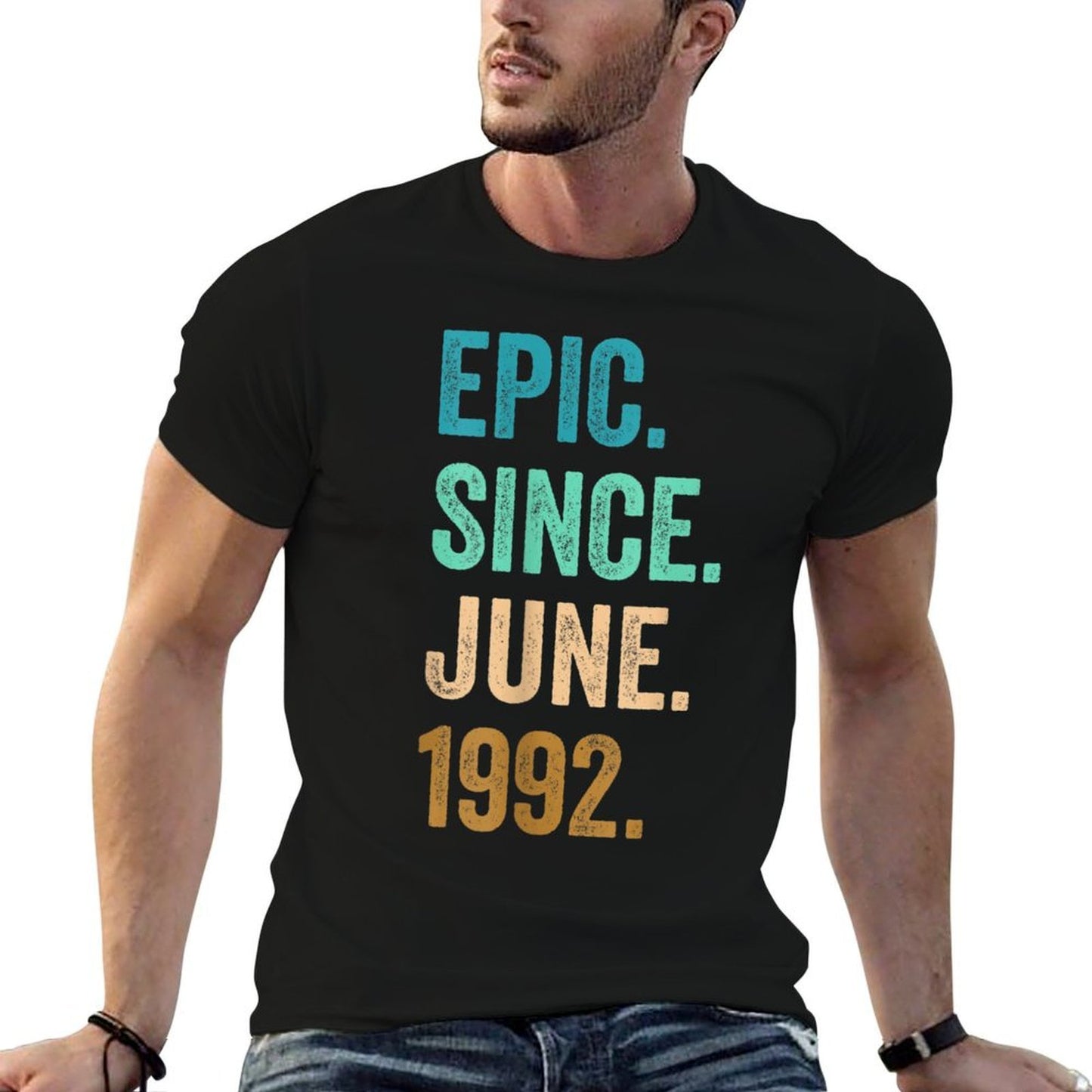 30 Years Old Epic Since June 1992 30th Birthday Easy-care T-Shirt