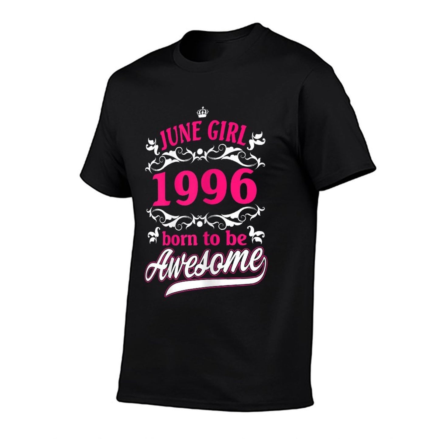 Womens Birthday Vintage Apparel June 1996 Born to Be Awesome Slim-fit Cut T-Shirt