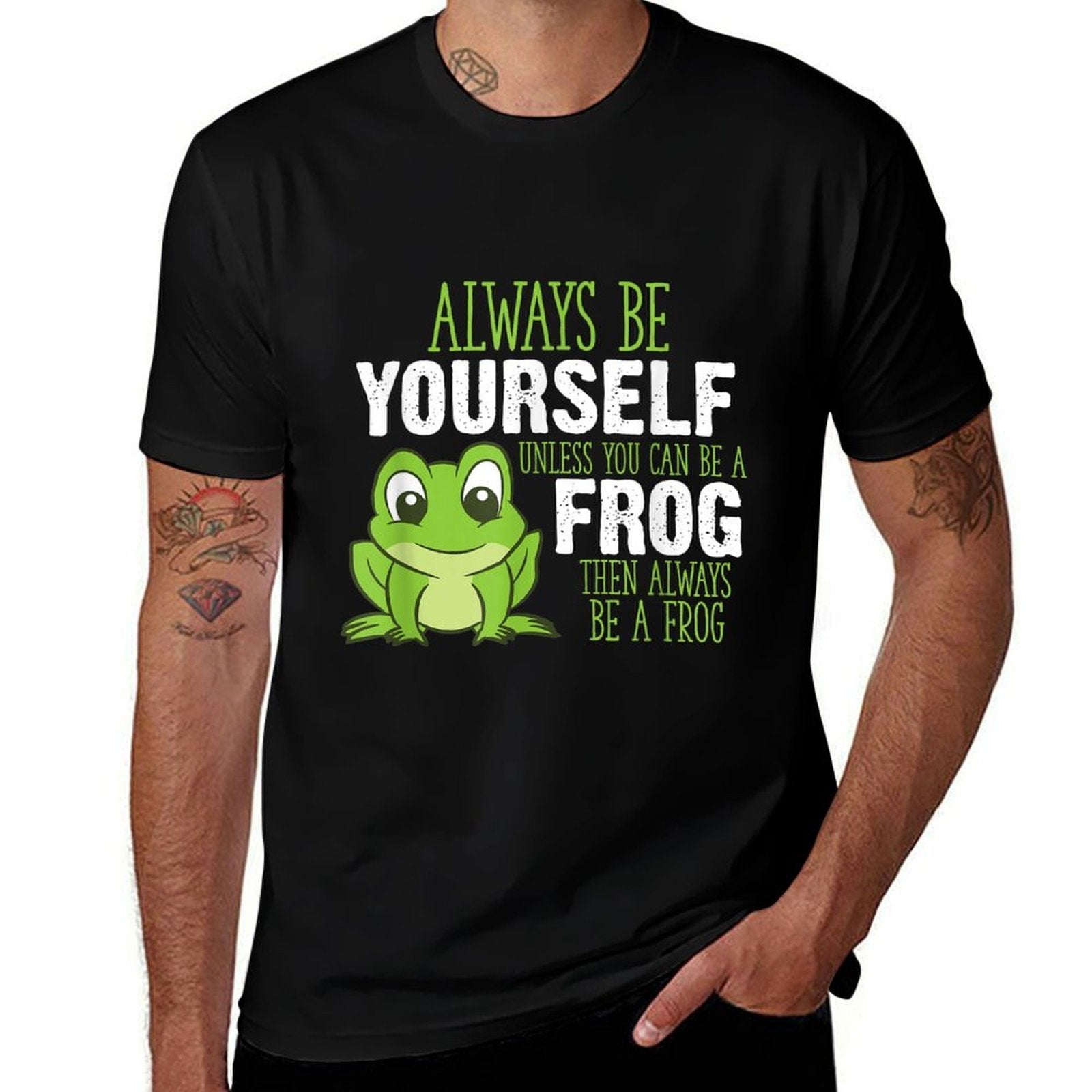 Frog Gifts Always Be Yourself Unless You Can Be A Frog Vintage-inspired T-Shirt