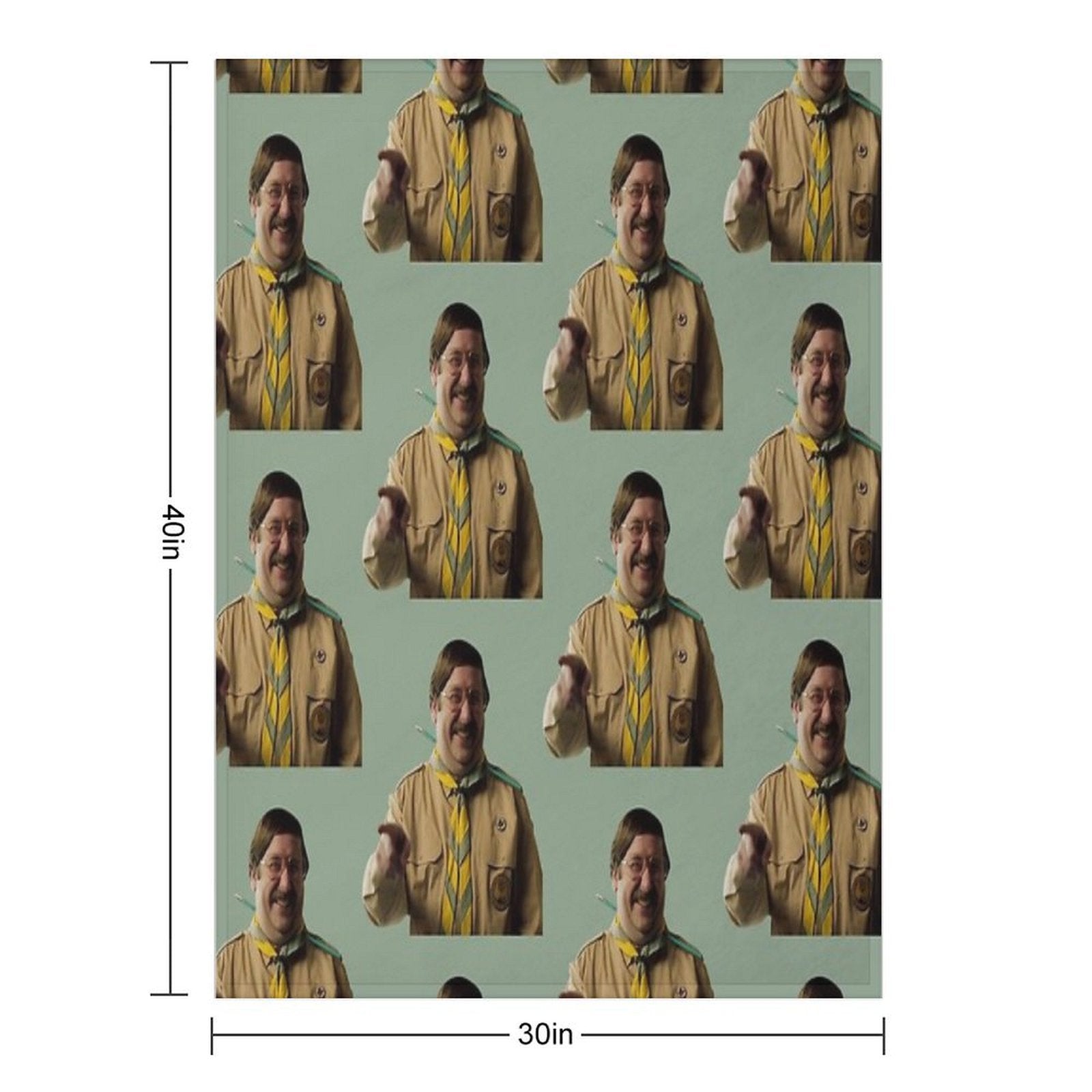 BBC Ghosts Pat Lightweight Throw Blanket