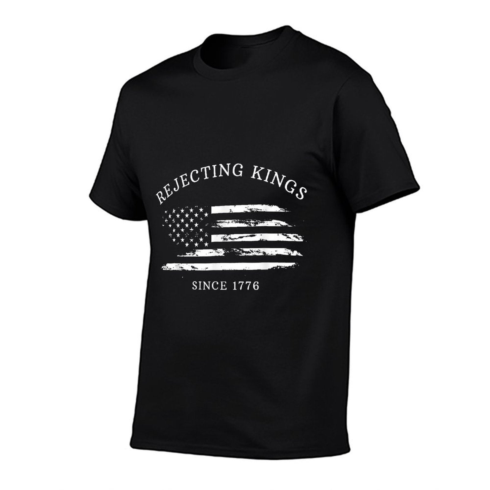 Rejecting Kings Since 1776 No Kings 4th of July  Wrinkle-resistant T-Shirt