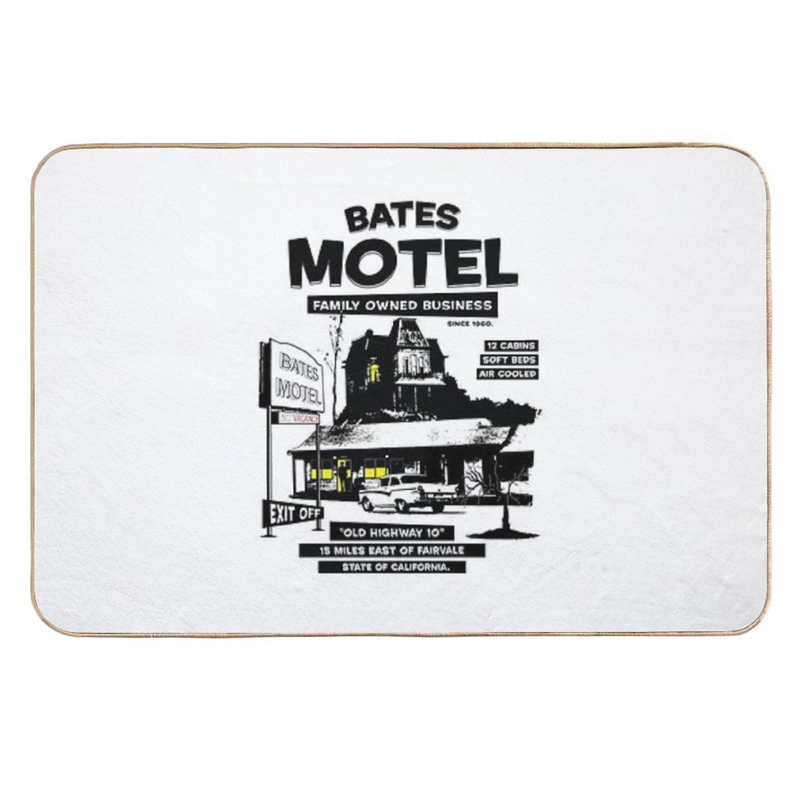 Bates Motel Business As Usual  Eco-Friendly Bath Mat