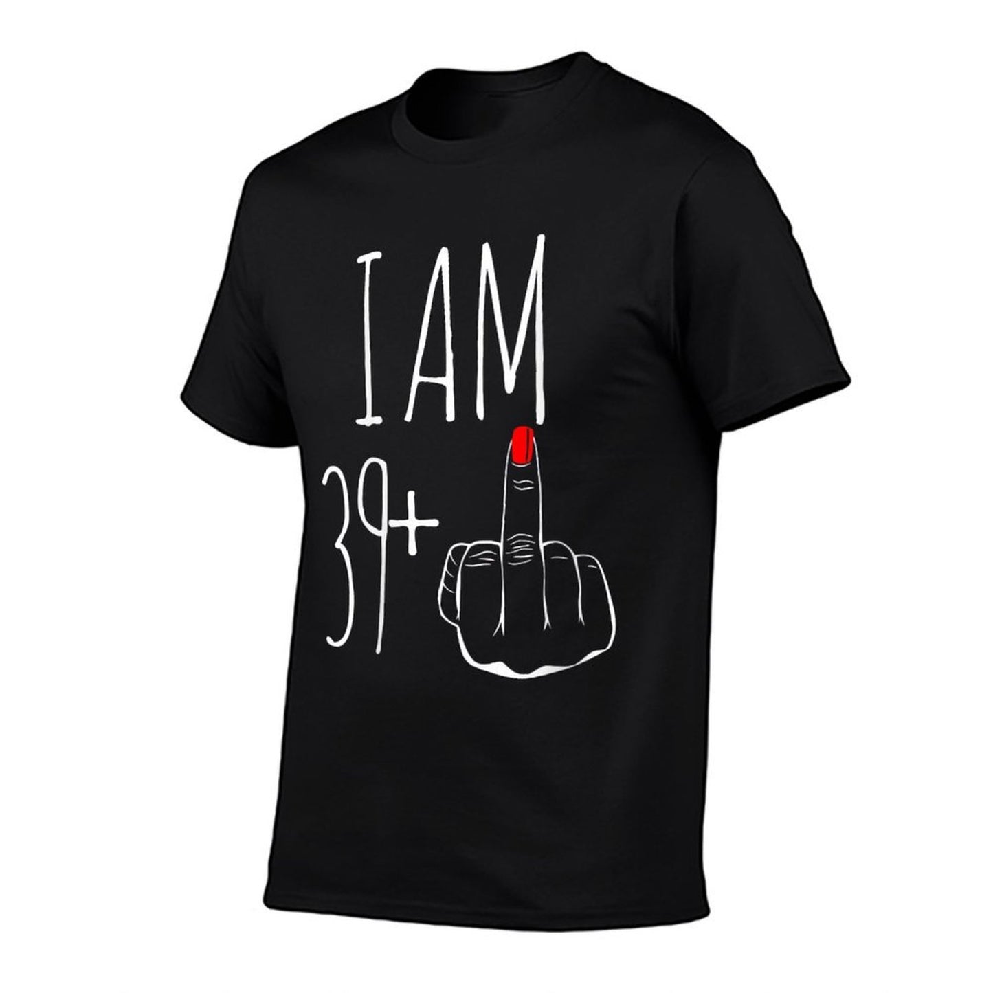 Womens I Am 39 Plus 1 Middle Finger For A 40th Birthday Graphic-printed T-Shirt