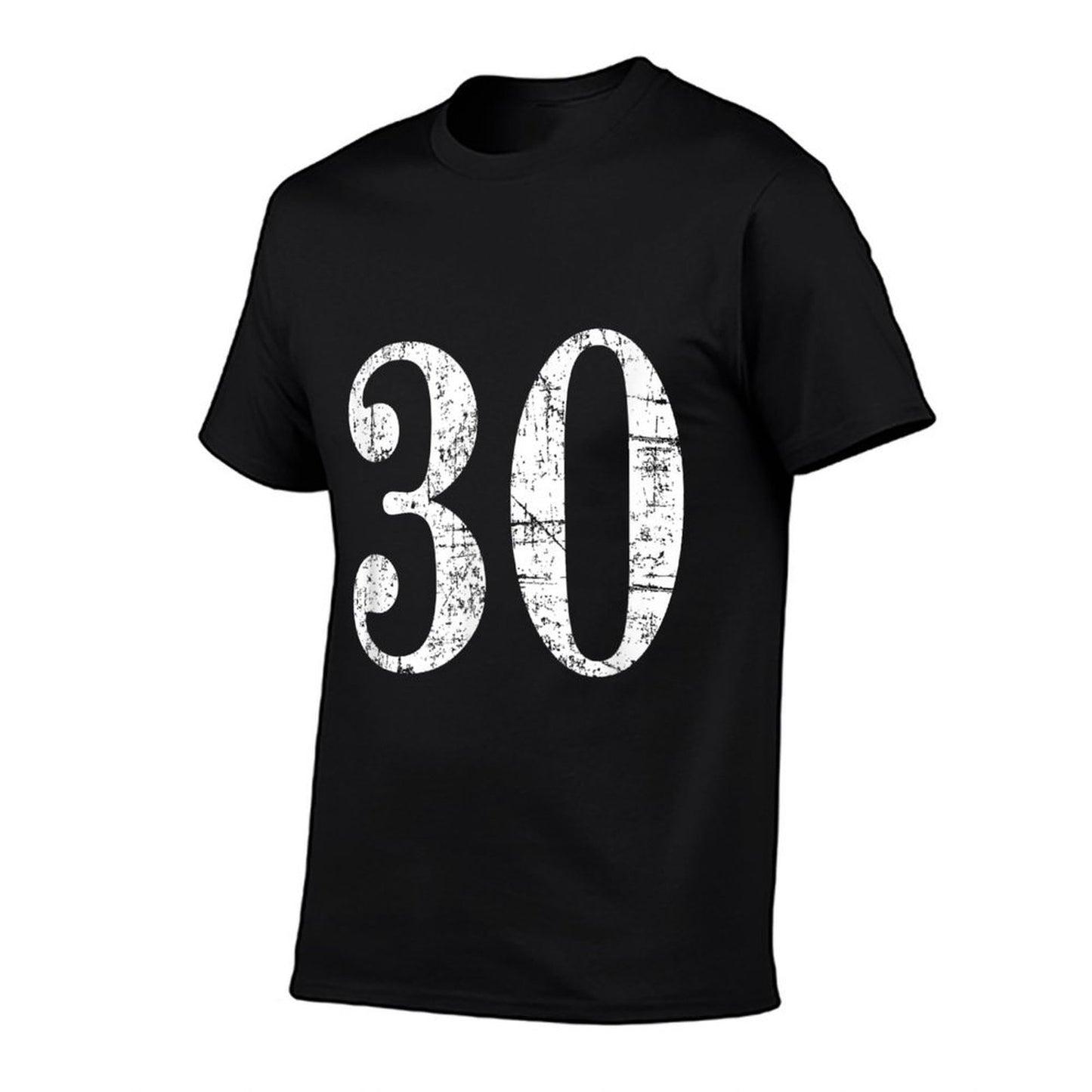 30 Years (Antique White) 30th Birthday Tagless Design T-Shirt