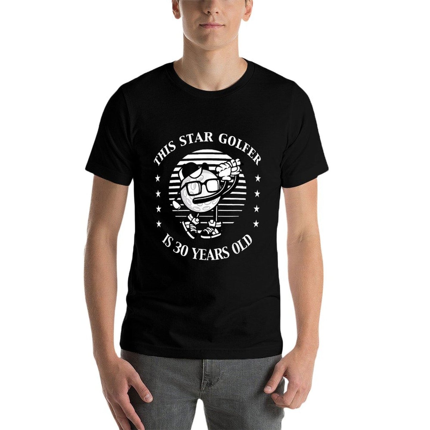 This Star Golfer Is 30 Years Old 30th Birthday Lightweight T-Shirt