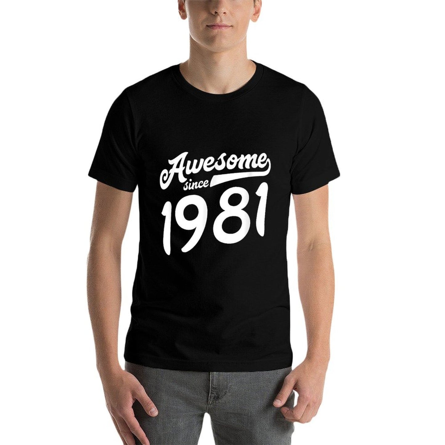 40th Birthday Tshirt Men Women Age 40 Year Old Gift Dad Son  Easy-care T-Shirt