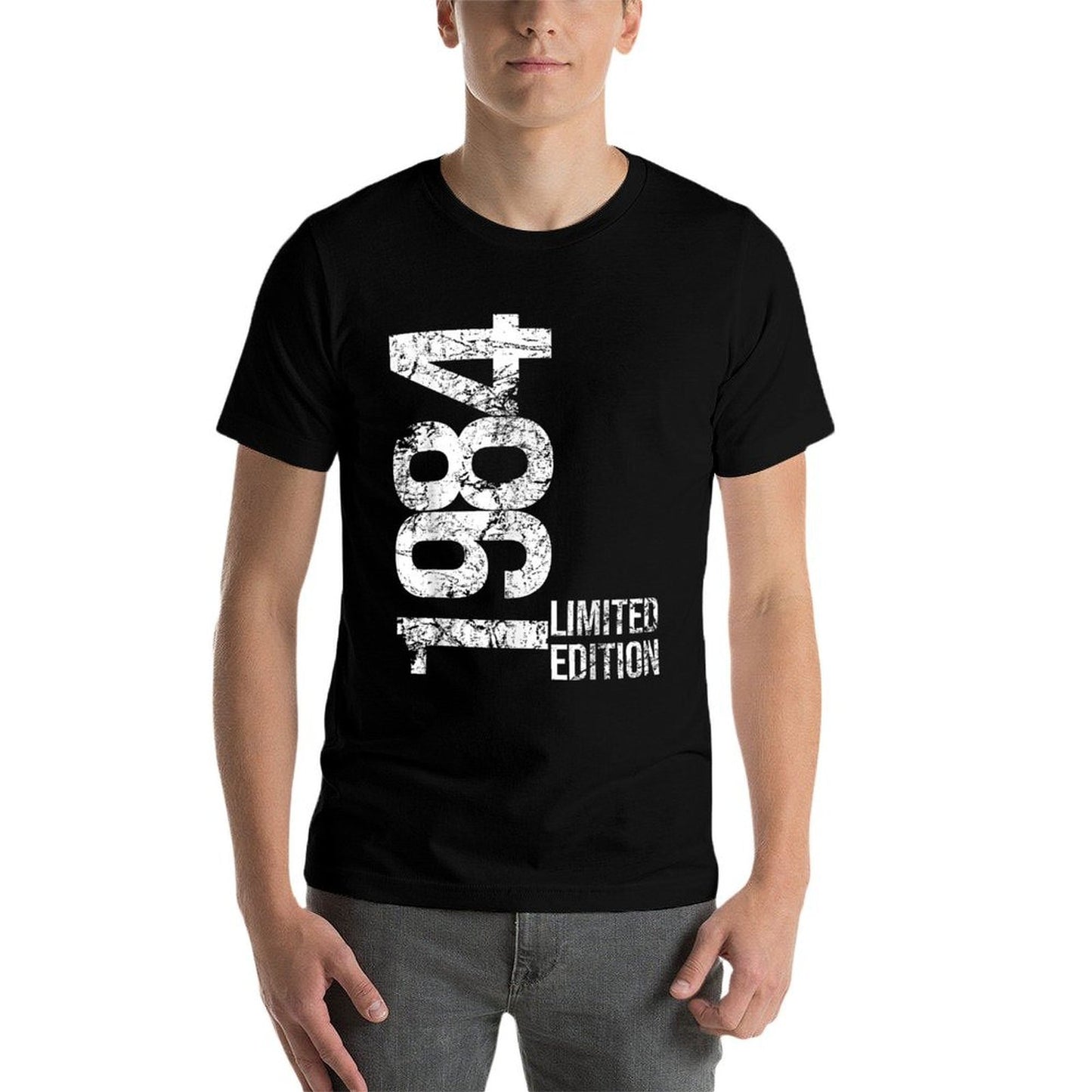 41st Birthday 41 Years Old Man Woman Vintage 1984  Oversized Silhouette T-Shirt
