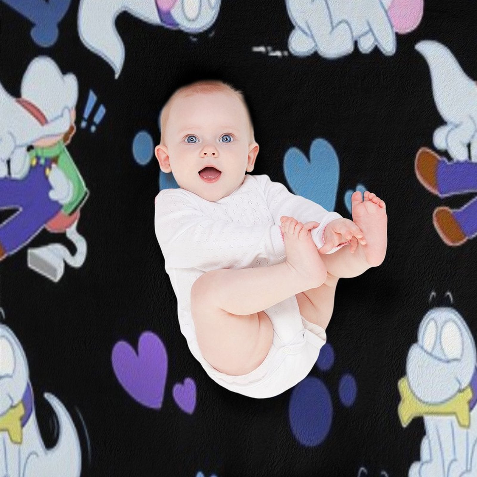 Polterpup Pattern Wrinkle-free Throw Blanket