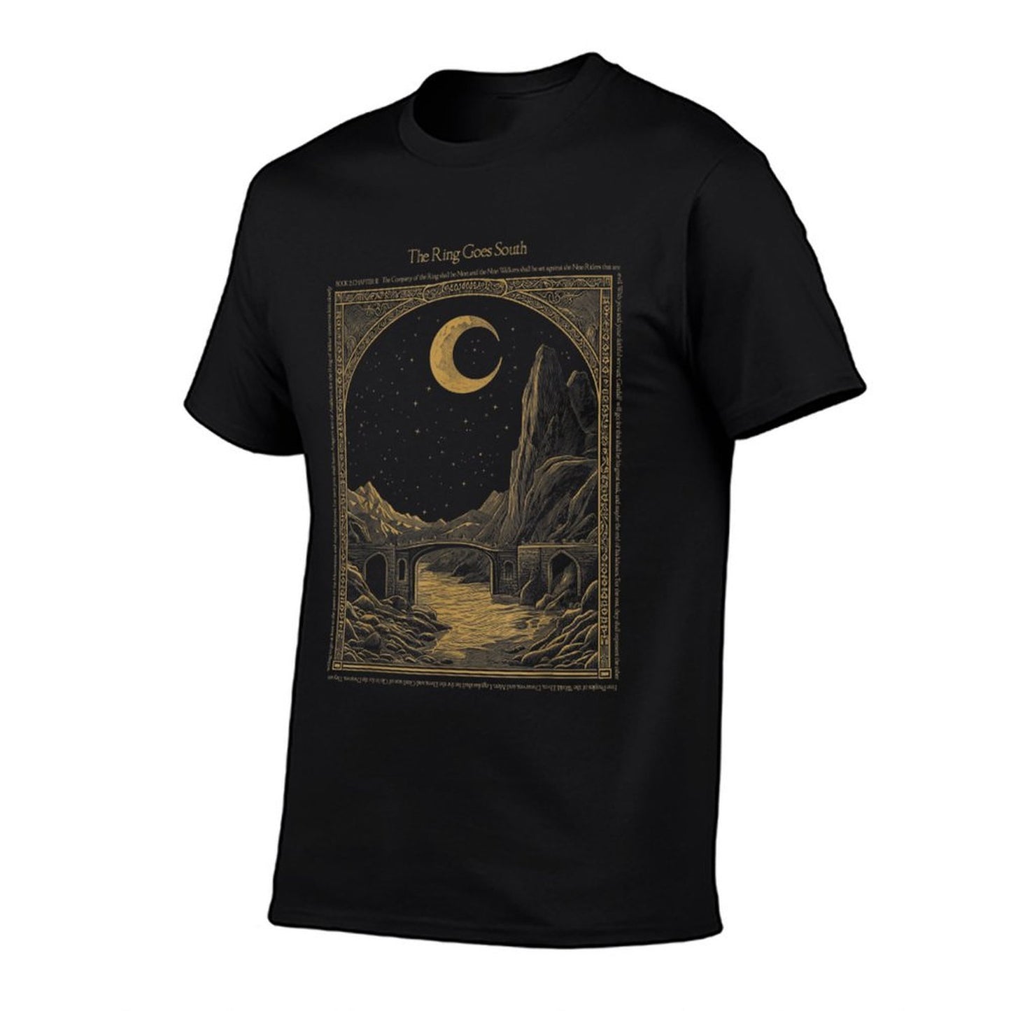 Vintage The Ring Goes South - Rings Lord Men Women Heathered Texture T-Shirt