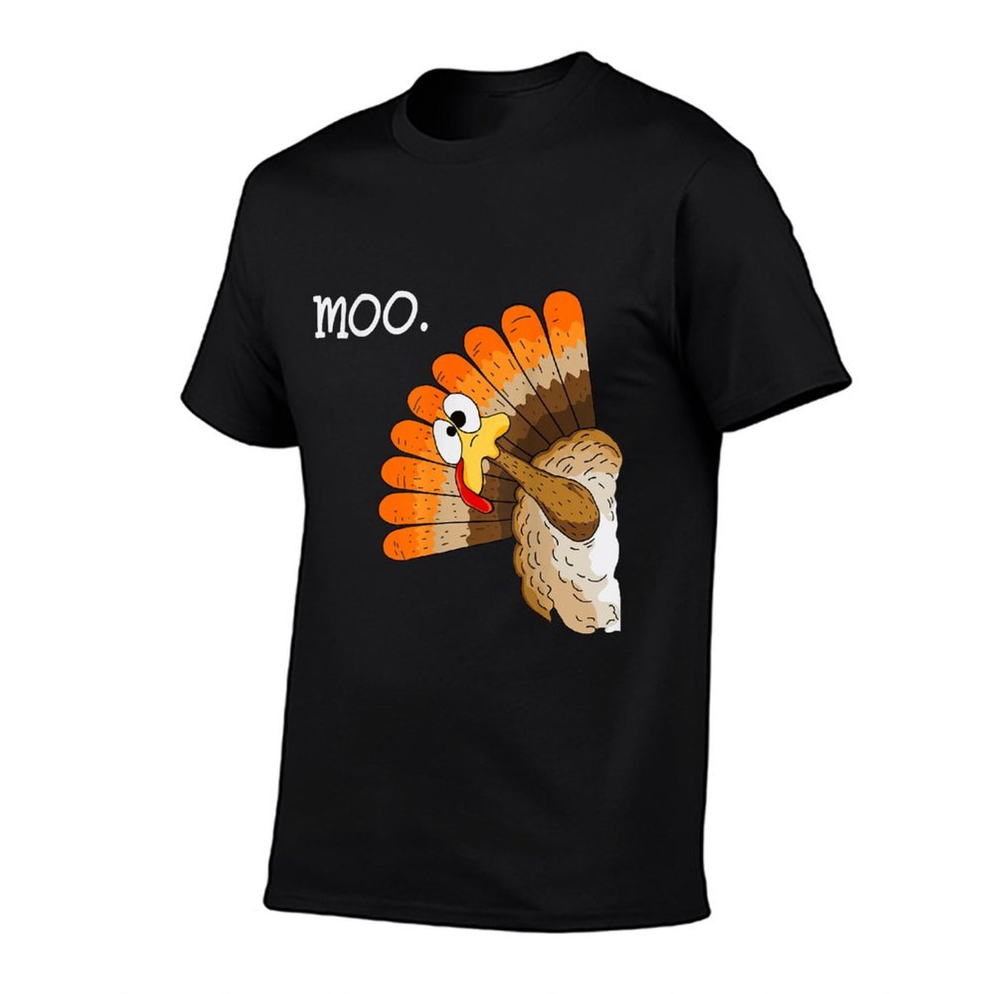 Turkey Moo Funny Thanksgiving Versatile T-Shirt