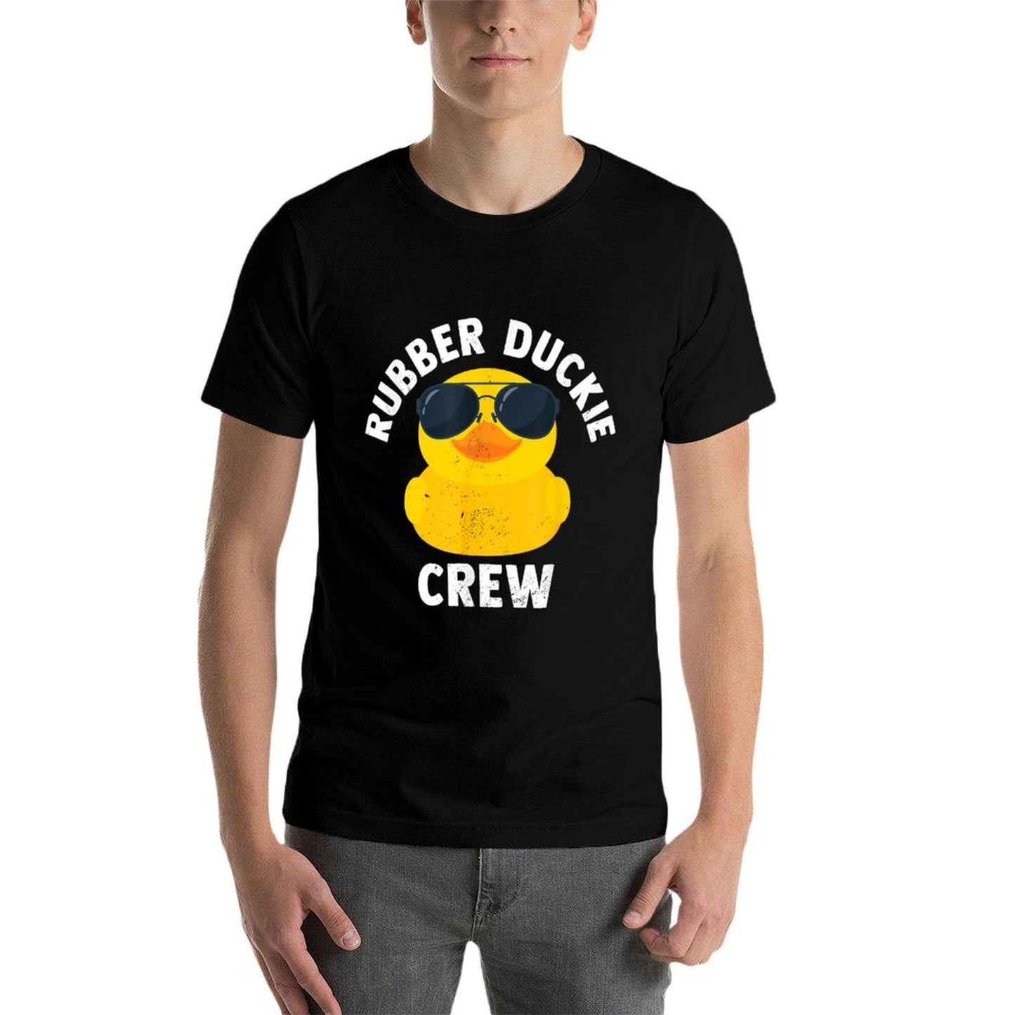 Rubber Duckie Crew Funny Rubber Duck Graphic-printed T-Shirt