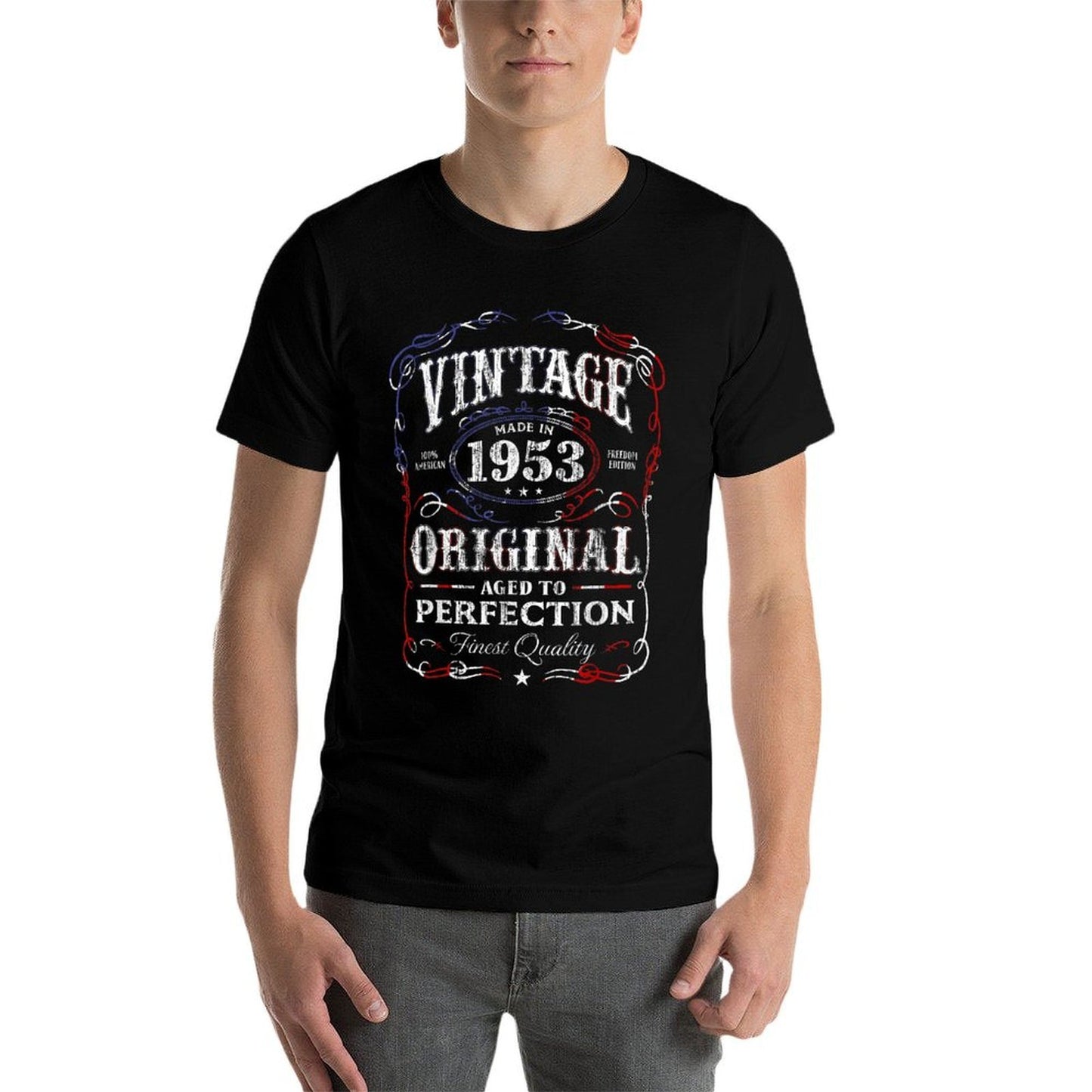 Vintage Made In 1953 65th Birthday Gift Versatile T-Shirt