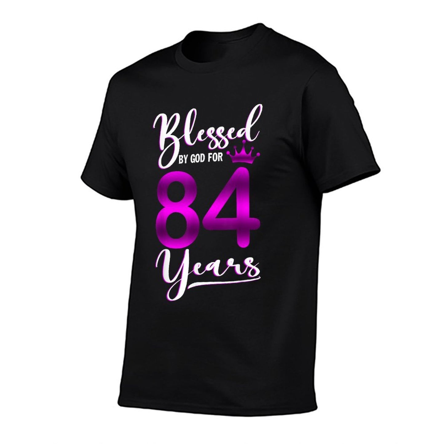 Vintage Blessed by God For 84 Years Old Happy 84th Birthday Durable T-Shirt