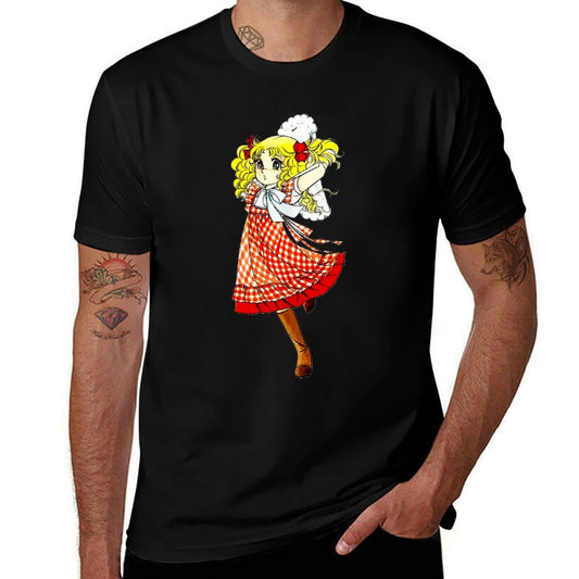 Retro Japanese Vintage Candy 80s Streetwear Anime Manga  Wrinkle-resistant T-Shirt