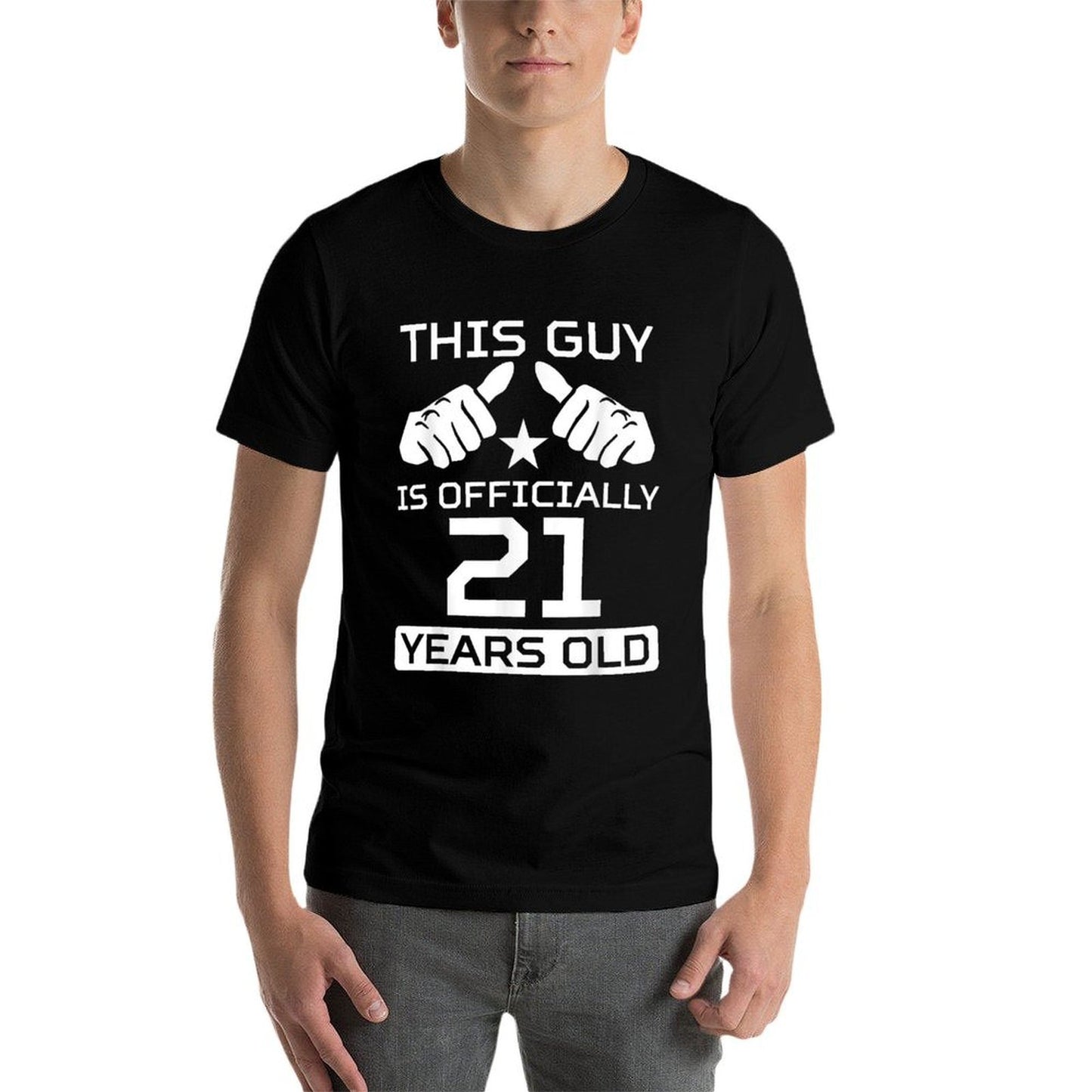 This Guy Is Officially 21 Years Old 21st Birthday Moisture-wicking T-Shirt