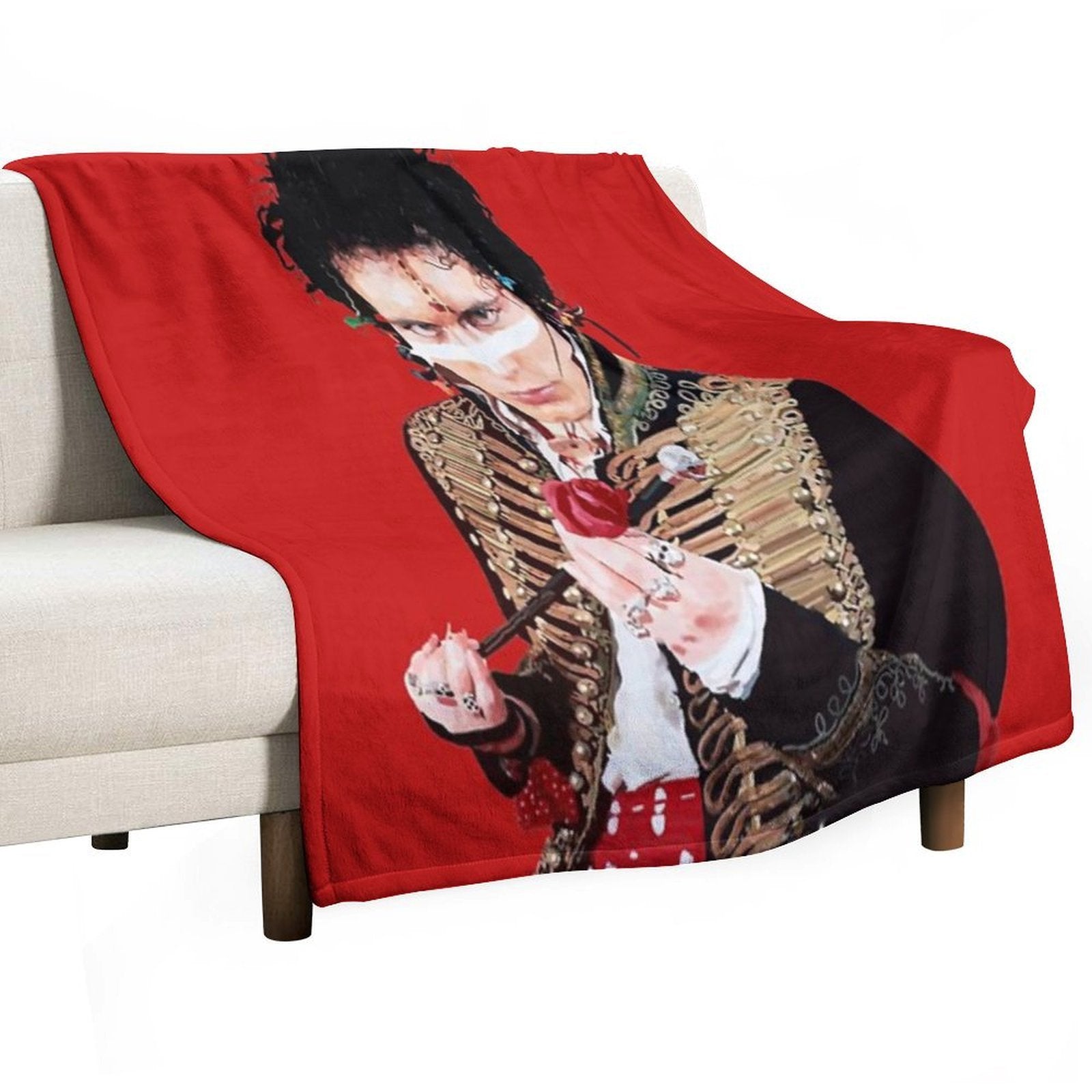 Adam Ant Quick-dry Throw Blanket