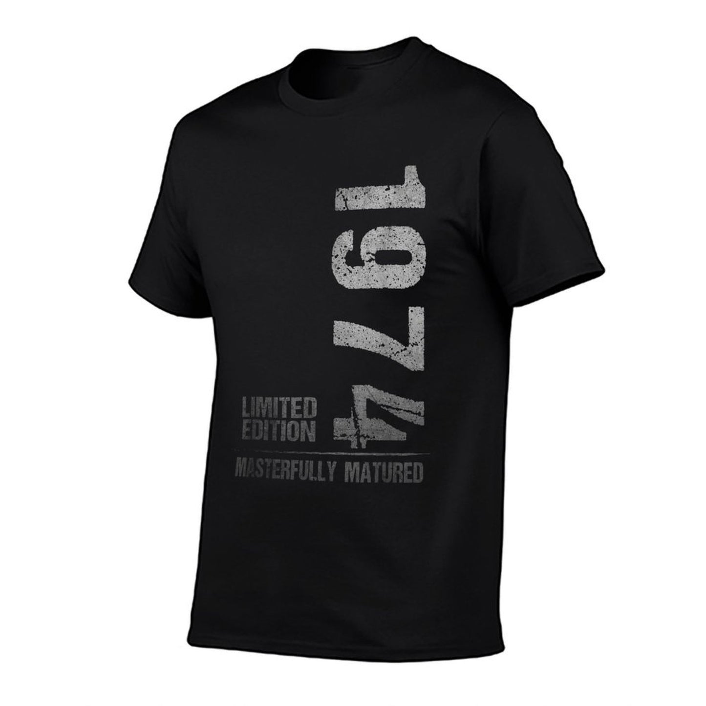 1974 Vintage Design Limited Edition 50th Birthday Gift Rolled Sleeves T-Shirt