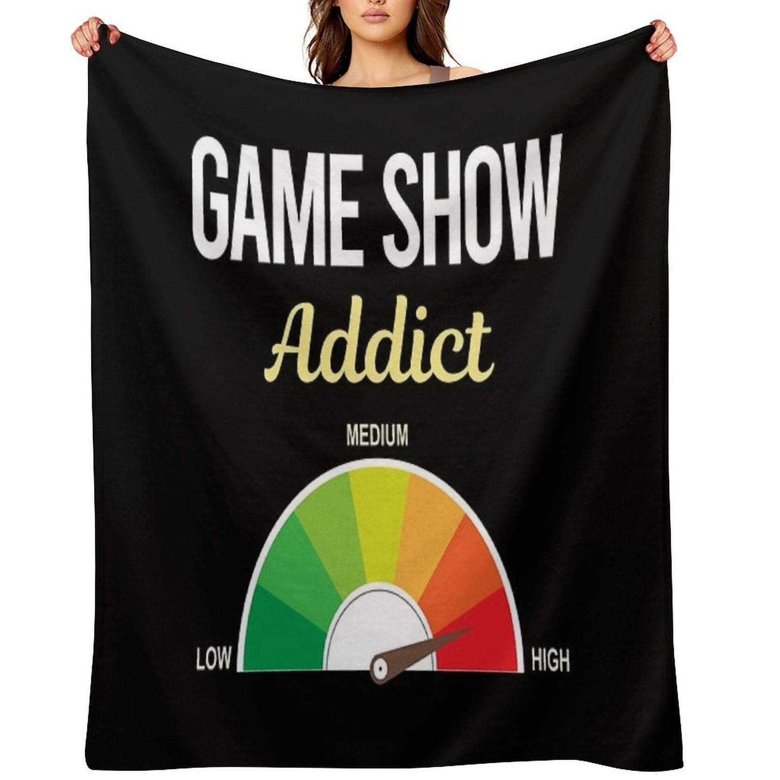 Addict Game Shows TV Show Easy Care Throw Blanket