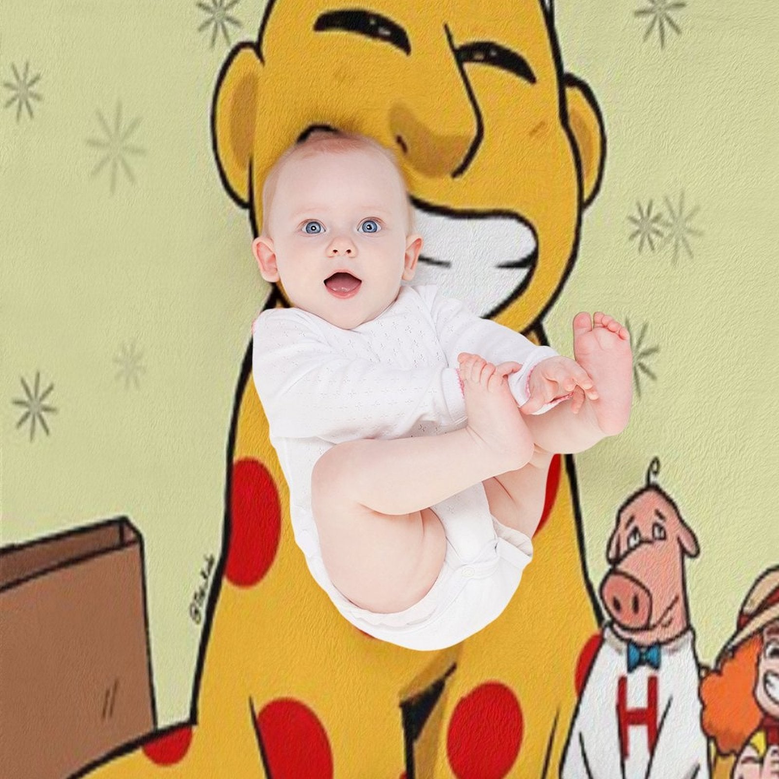 Maggie And The Ferocious Beast! Compact Throw Blanket