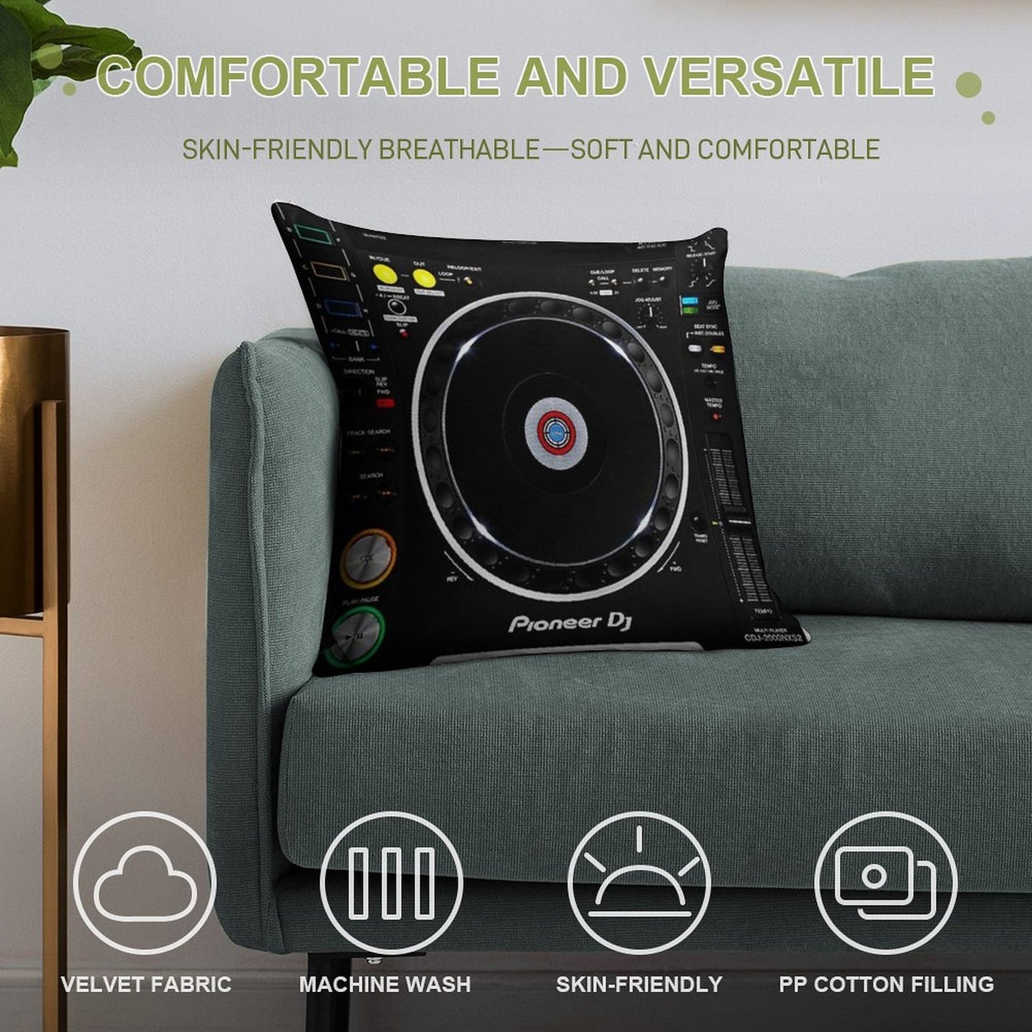 Pioneer Soft Warmth Comfort Throw Pillow