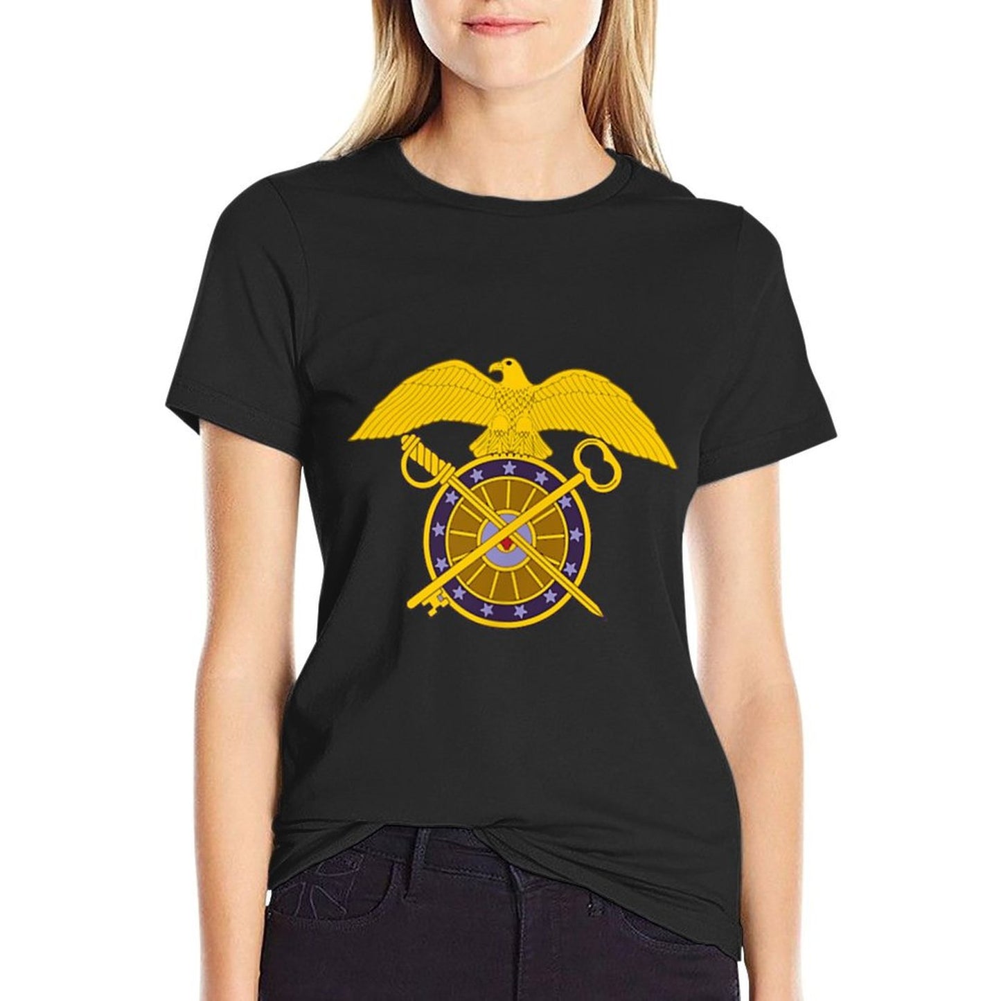 US Army Branch - Quartermaster Corps - QM  Odor-resistant T-Shirt