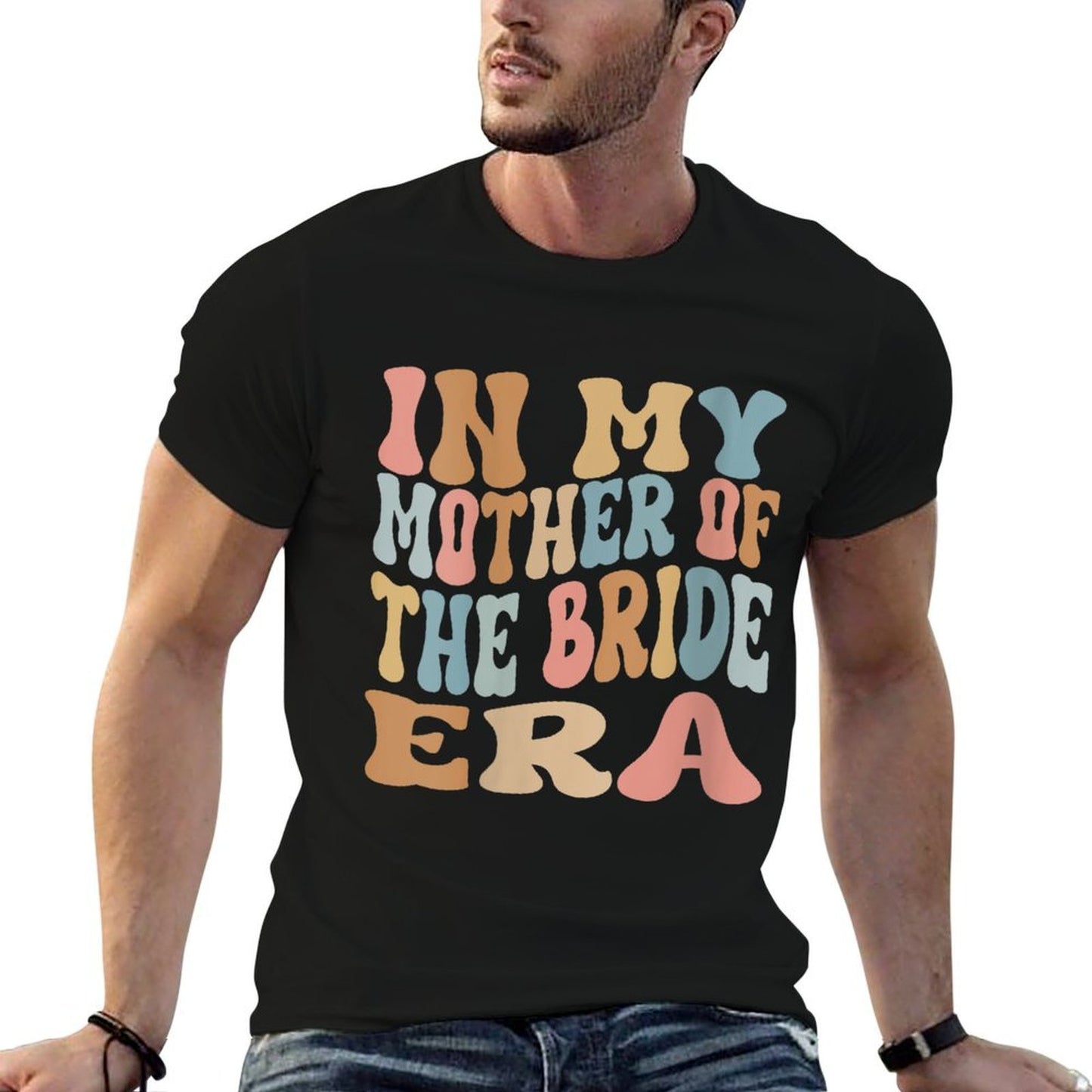 Womens In My Mother of The Bride Era Mom of The Bride Breathable T-Shirt