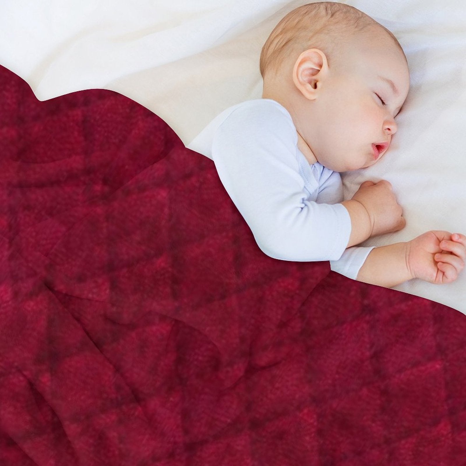 Red Velvet Plush Throw Blanket