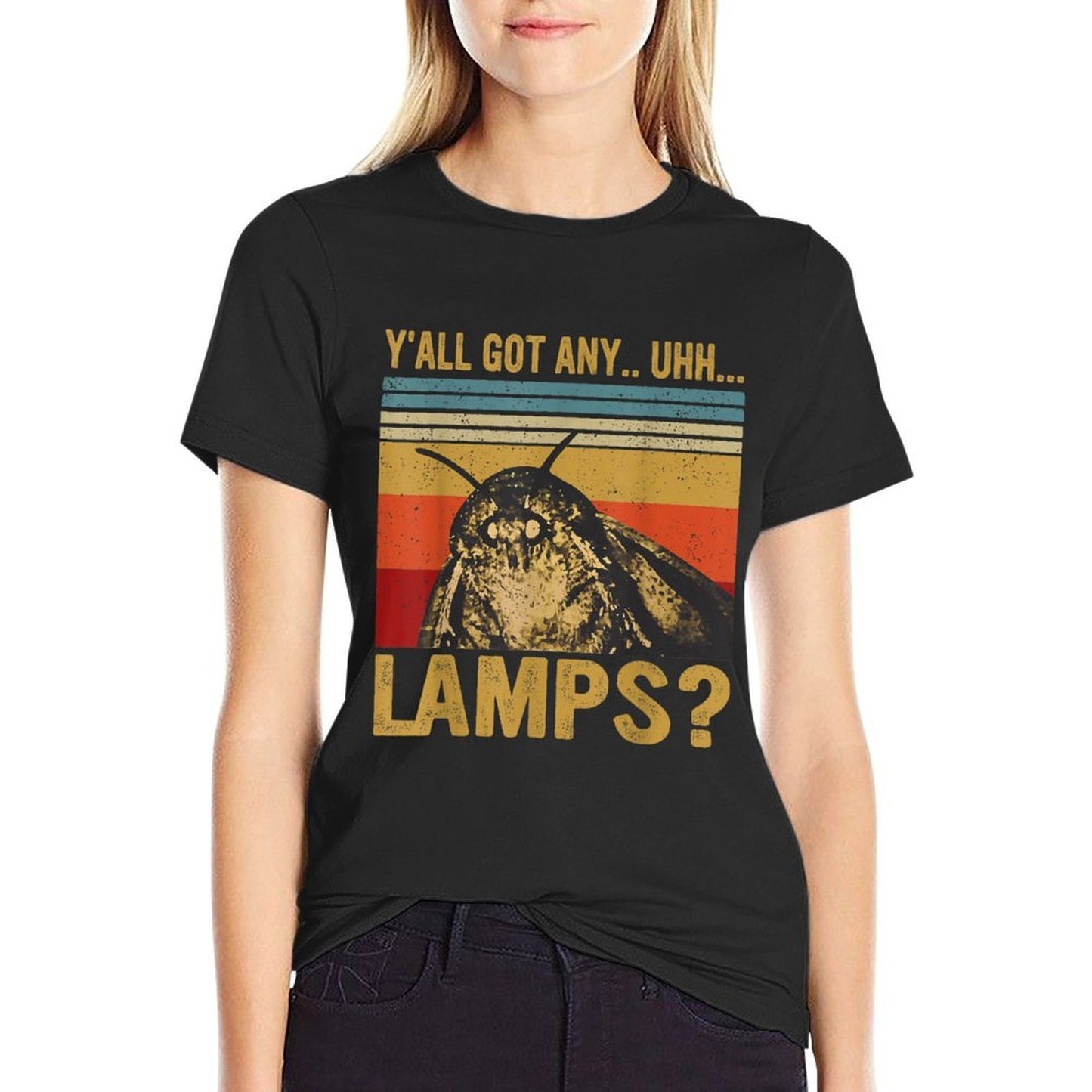 Yall Got Any Lamps Moth Insect Meme Eco-friendly Material T-Shirt