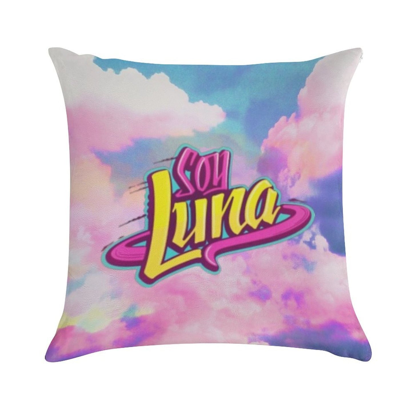 Soy Luna Logo Soft Decorative Cover Throw Pillow