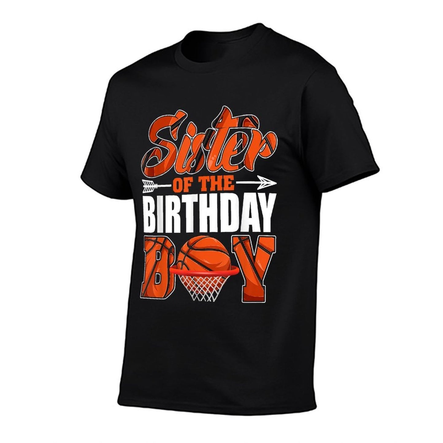 Sister Of Birthday Boy Basketball Matching Family Party Breathable T-Shirt