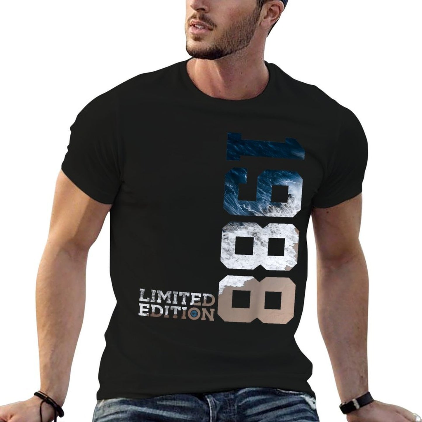 37 YEARS 37TH BIRTHDAY LIMITED EDITION 1988 Graphic-printed T-Shirt