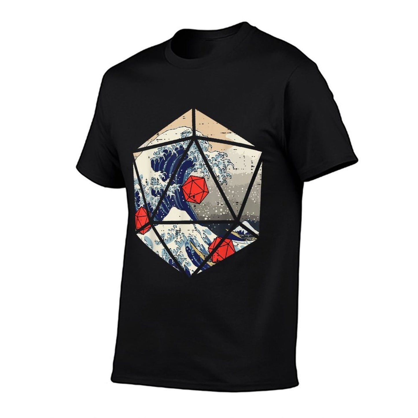 RPG Japanese Great Wave Gamer Men Boys Kids Tagless Design T-Shirt