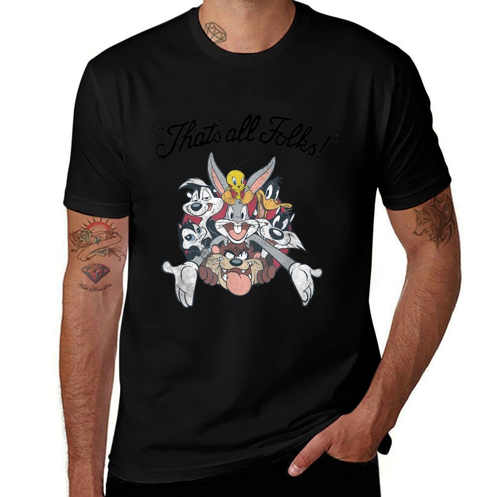 All Stars Thats All Folks  Breathable T-Shirt