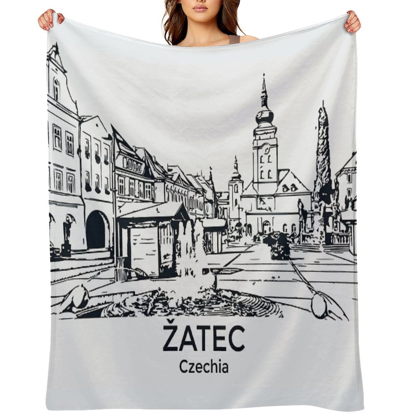 Žatec - Czechia Comfort Throw Blanket