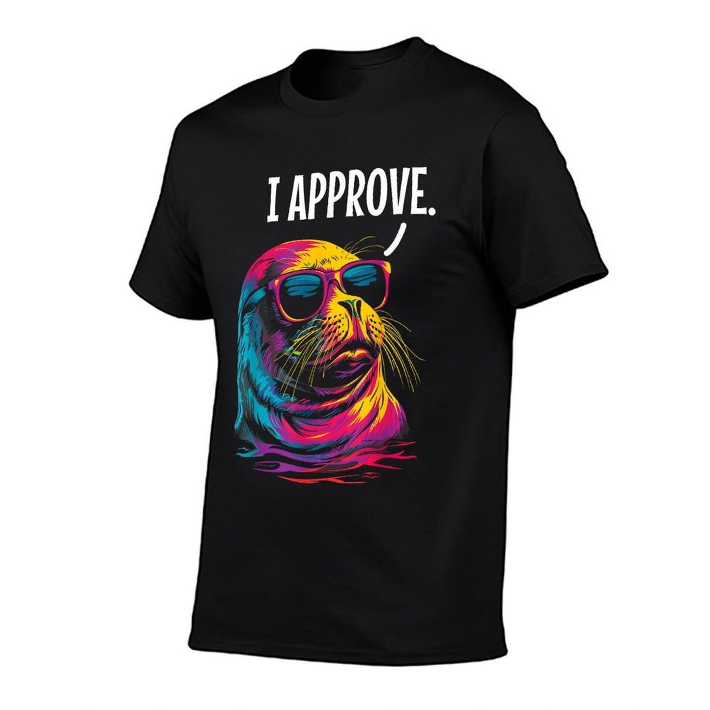 Seal Of Approval Funny Sea Lion Seal Lover Stretchy T-Shirt