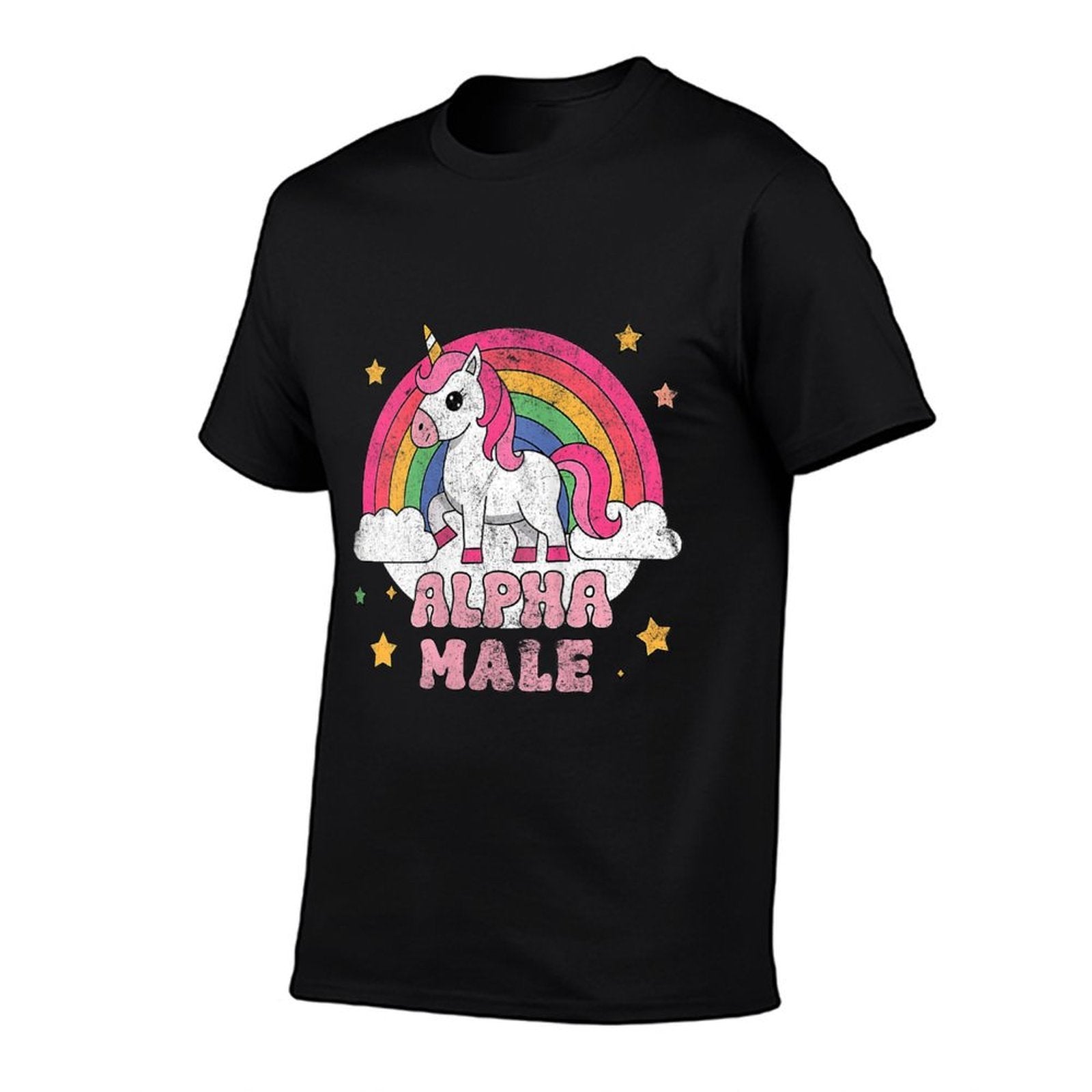Alpha Male Unicorn  Heathered Texture T-Shirt