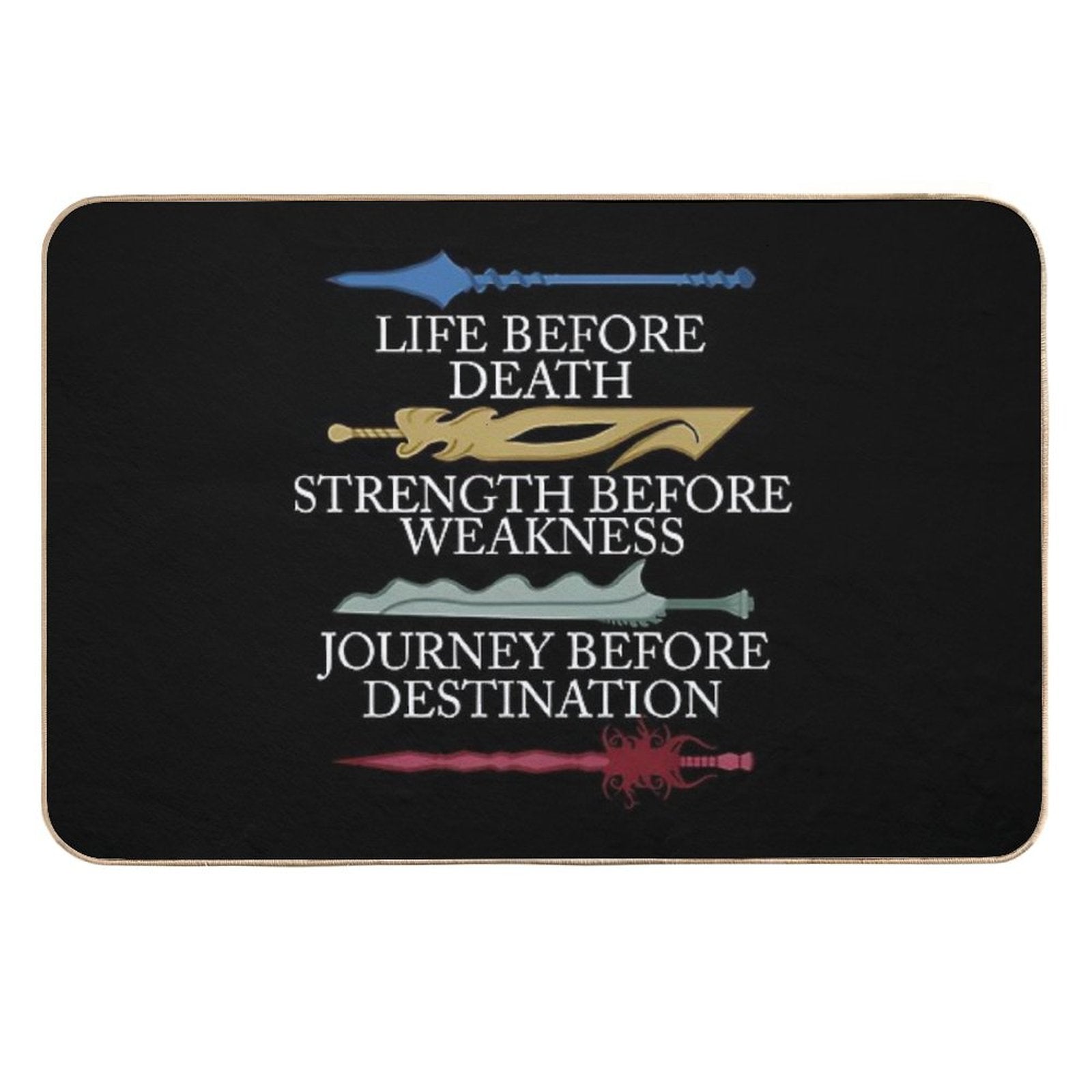 Stormlight Archive Shirt Knights Radiant Oaths, Brandon Sanderson  Repositionable Bath Mat