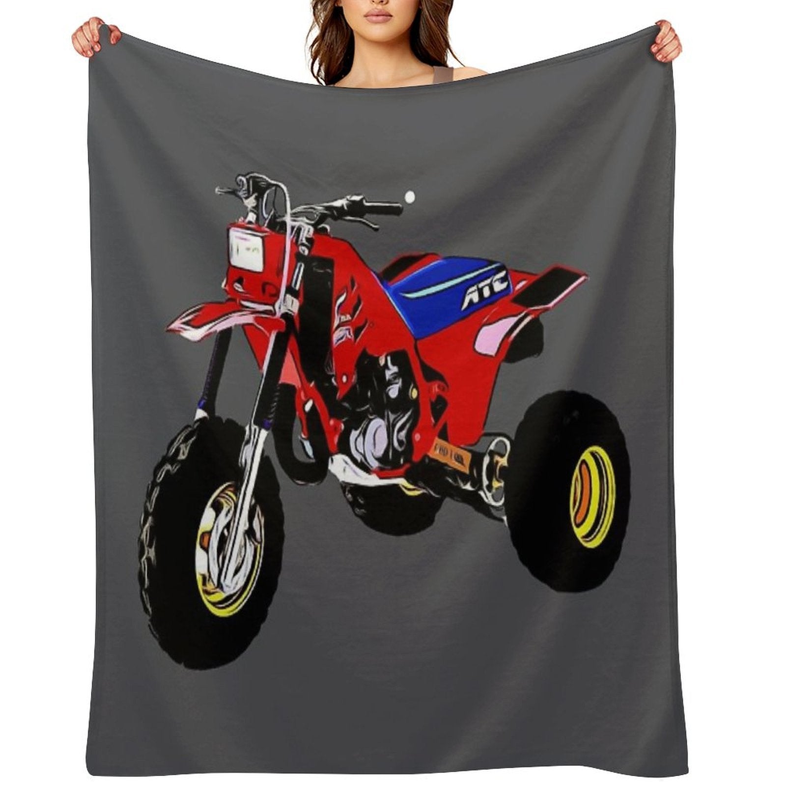 1986 ATC 250R Travel-friendly Throw Blanket