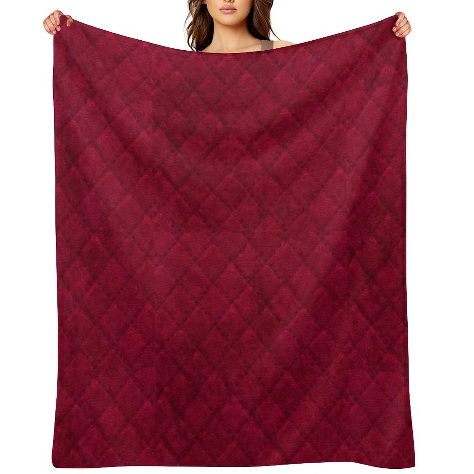 Red Velvet Plush Throw Blanket