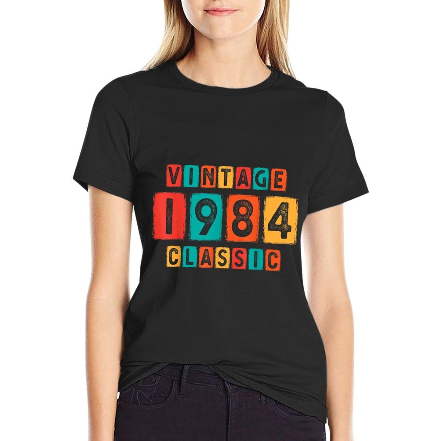 40 Years Old Vintage 1984 Born In 1984 Classic 40th Birthday  Vintage-inspired T-Shirt