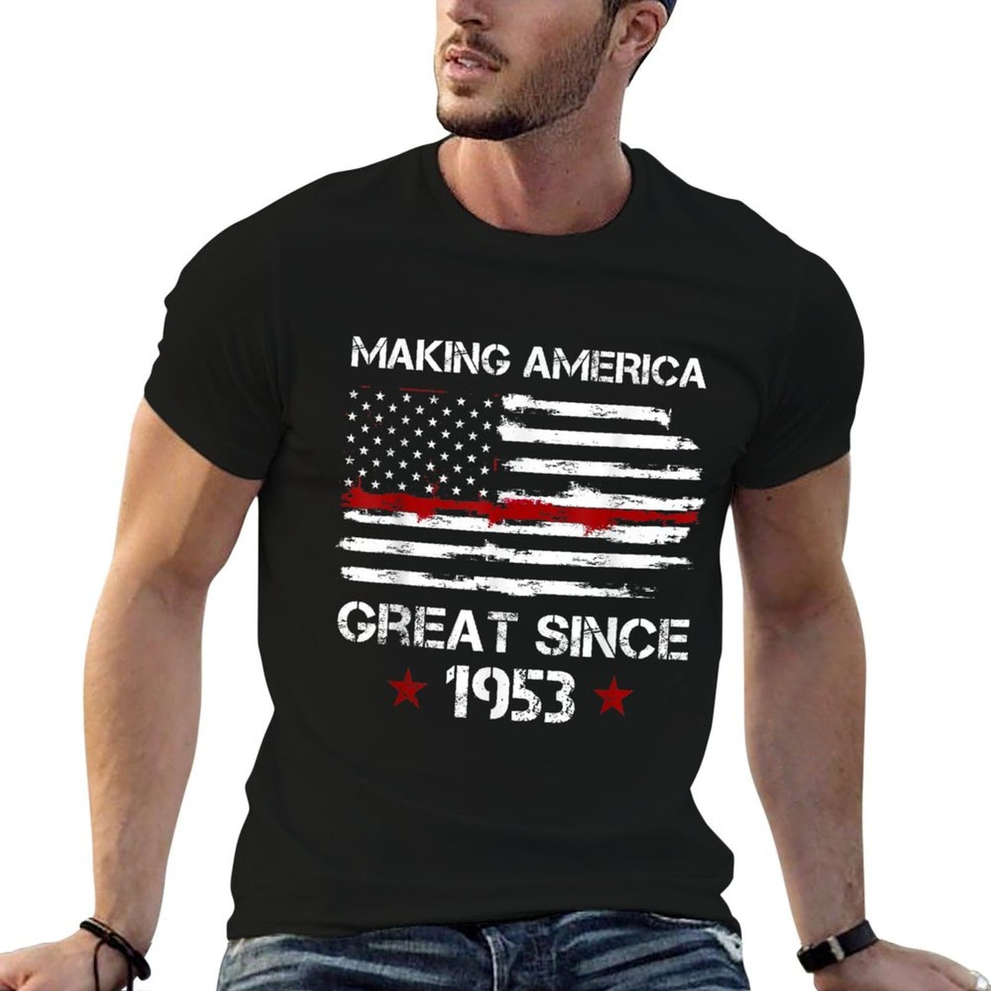 Vintage 1953 American 70 Year Old Gifts 70th Birthday Classic T-Shirt