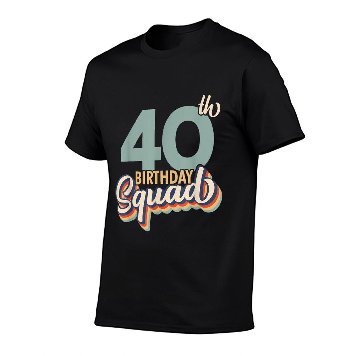 40th Birthday - Retro Birthday Squad  Eco-friendly Material T-Shirt