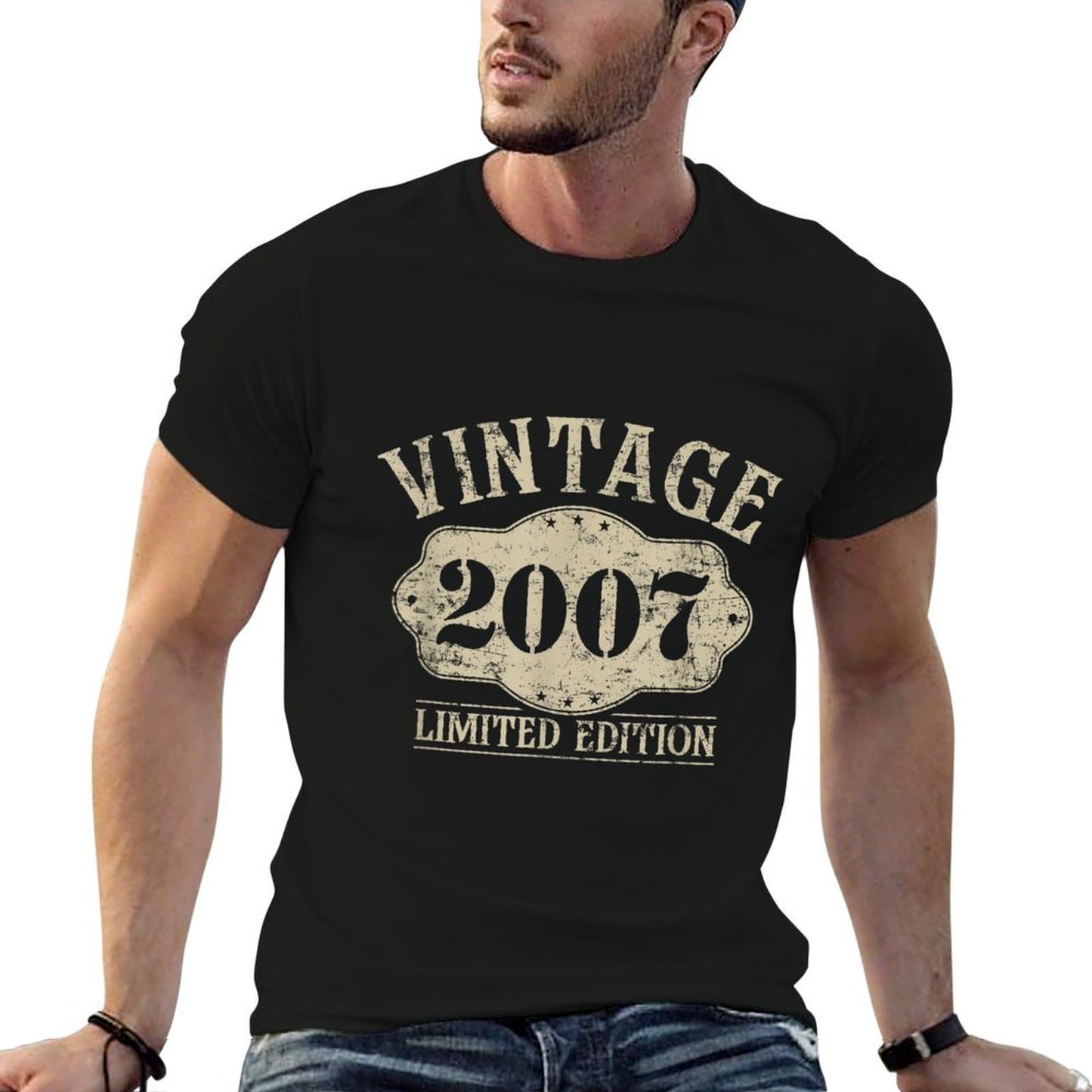 18th Birthday Born 2007 Limited Edition Vintage 2007 Breathable T-Shirt
