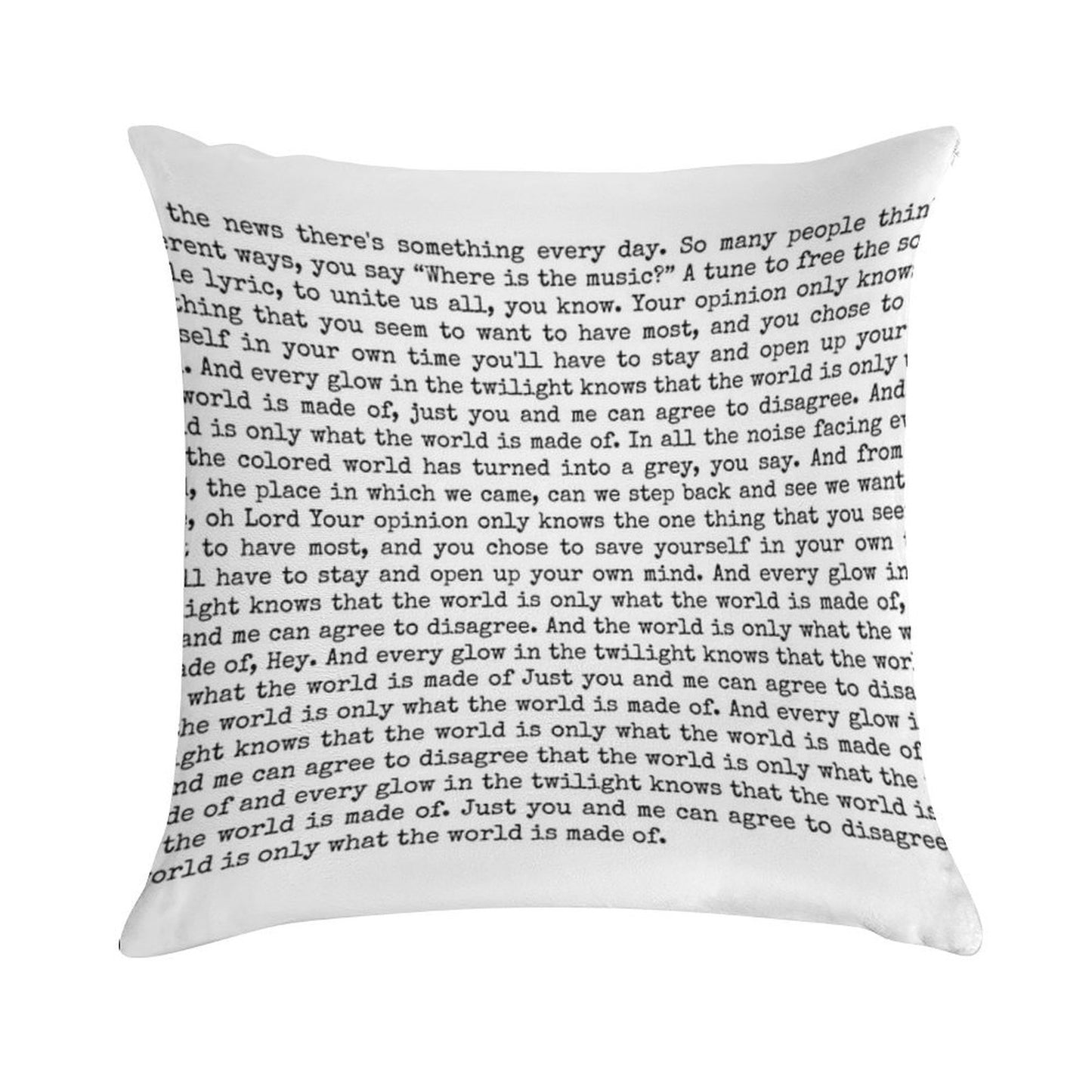 Full Anthem Lyrics Greta Van Fleet Soft Anti-Pilling Throw Pillow