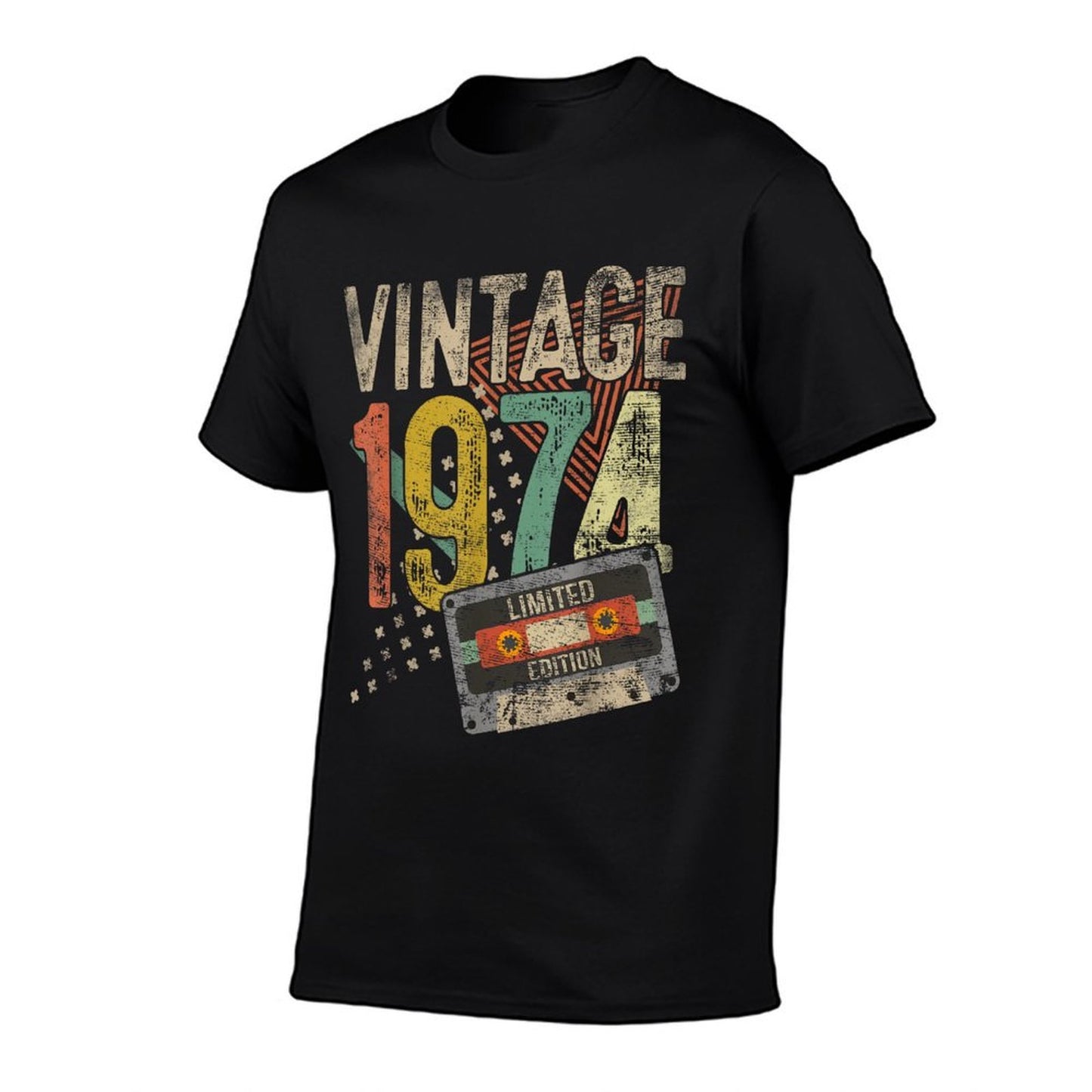 Vintage 1974 51st Birthday Gifts For Men Women 51 Year Old Cotton T-Shirt