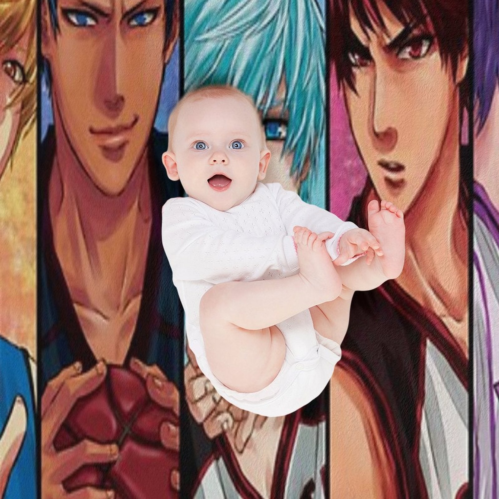 Kuroko No Basket, Basketball Gift-ready Throw Blanket