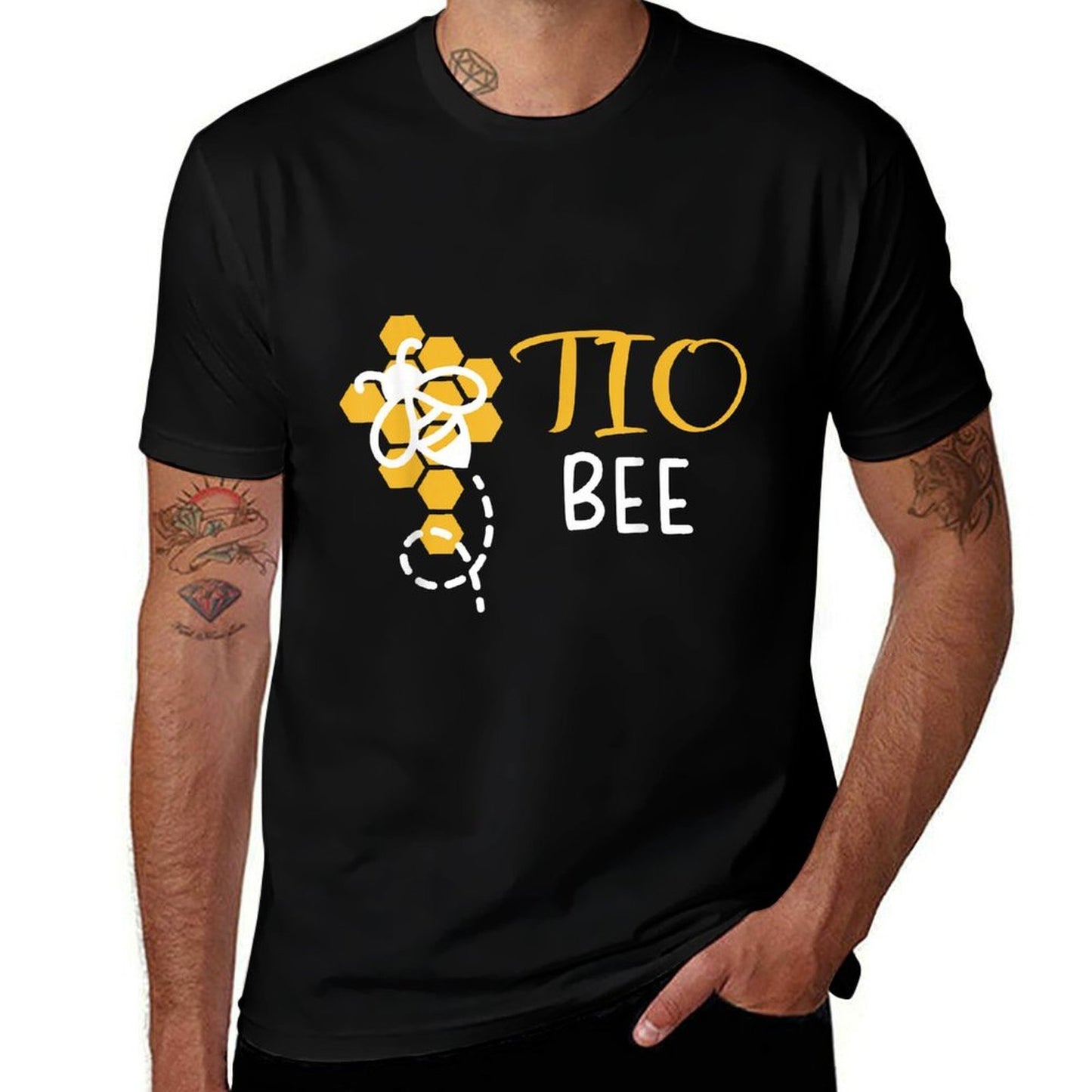 Tio Of The Bee 1st Birthday Outfit First Bee Day Family Stretchy T-Shirt