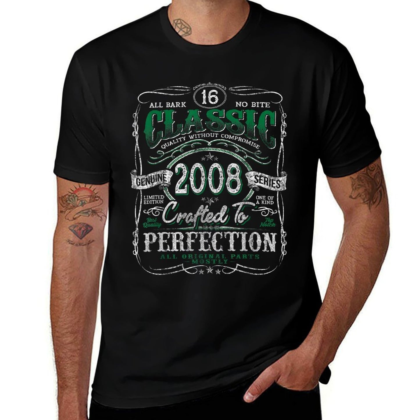 Vintage 2008 Limited Edition 16 Year Old 16th Birthday Cotton T-Shirt