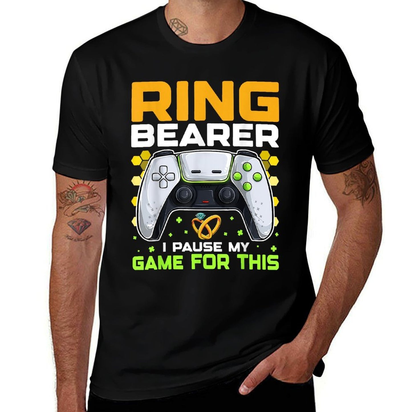 Ring Security Wedding Ring Bear-er Groomsman Proposal Gifts Soft T-Shirt