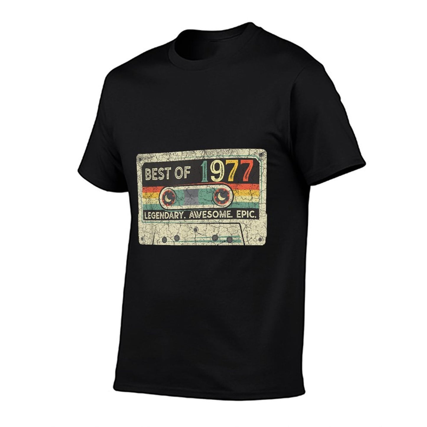 Vintage 1977 Limited Edition Cassette Tape 45th Birthday Wrinkle-resistant T-Shirt